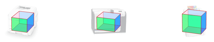 Интерактивный 3D-модуль для сравнения габаритов принтеров